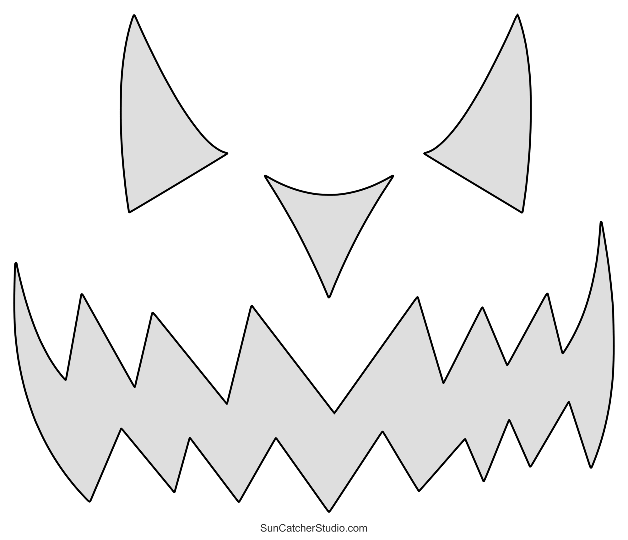 Pumpkin Carving Templates Stencils Halloween Ideas Free Printables Monograms Design Tools Patterns DIY Projects