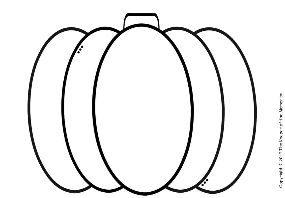 Pumpkin Outline Printables 5 Large Blank Pumpkin Templates For Worksheets Library