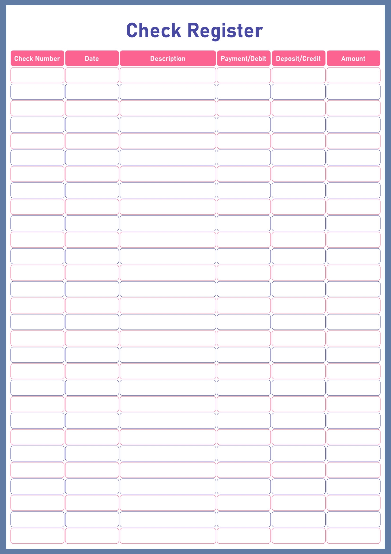 Receipt Book Check Register Checkbook Checkbook Register Financial Notebook Currency Management Book Cheque Book Binder