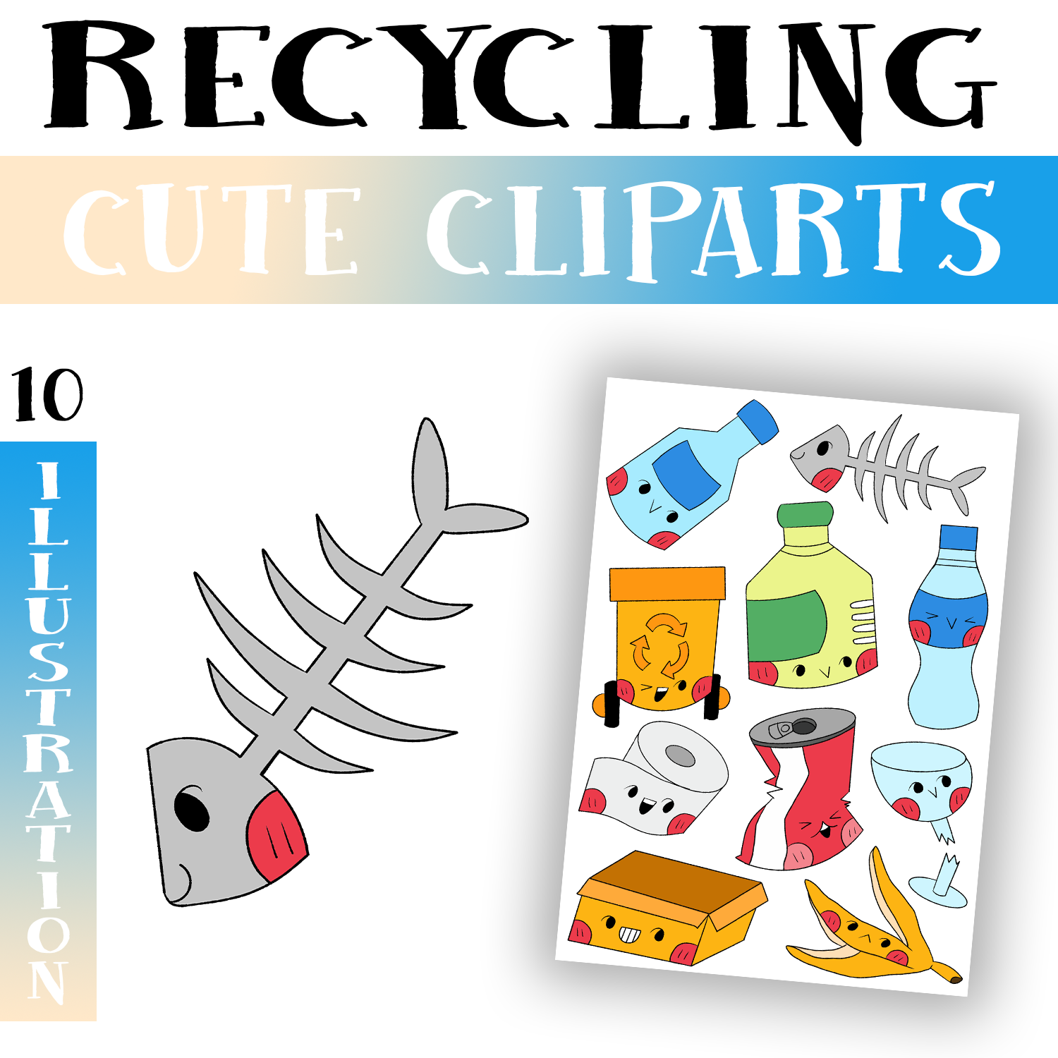 Recycling Clipart Waste Sorting Clip Art Cute Recycle Clip Art Reuse Clip Art Made By Teachers