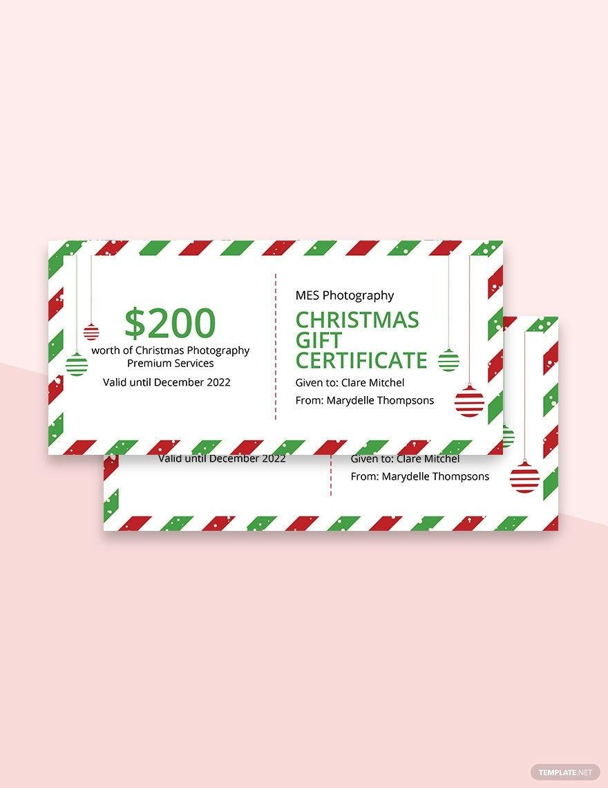 Gift Certificates Free Printable Google Docs