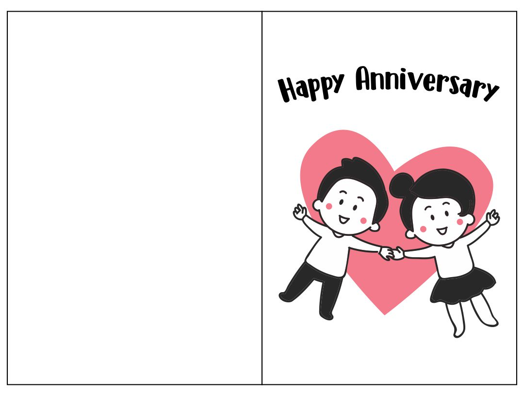 Romantic Anniversary Cards 10 Free PDF Printables Printablee