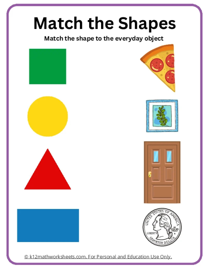 Free Printable Preschool Worksheets Shapes