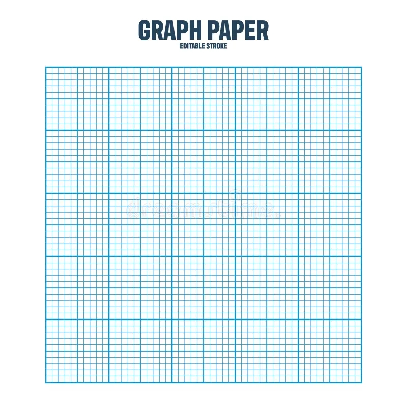 Sheet Of Graph Paper With Grid Millimeter Paper Texture Geometric Pattern Stock Vector Illustration Of Blank Architecture 296512287
