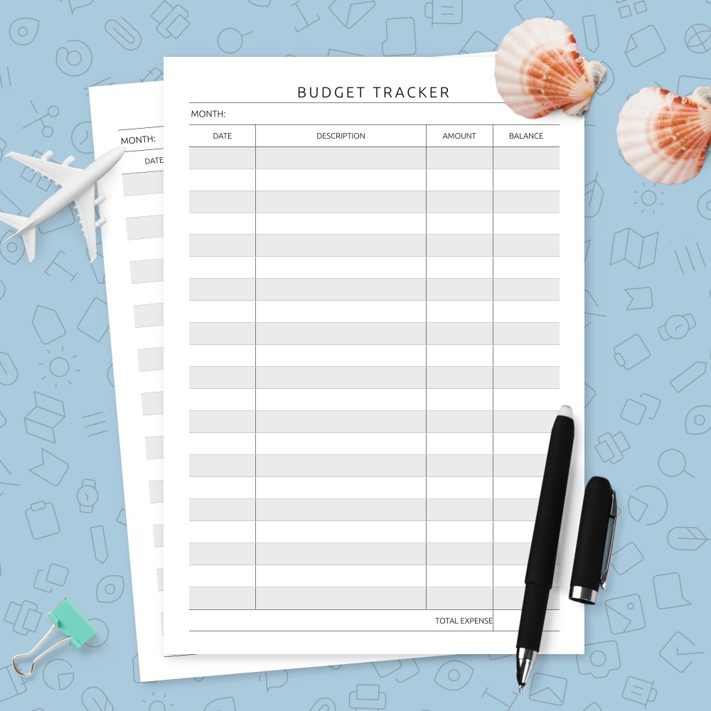 Free Printable Simple Budget Sheets Pdf
