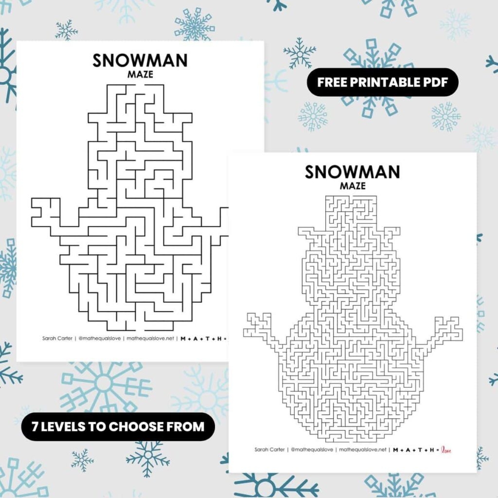Free Printable Mazes Pdf