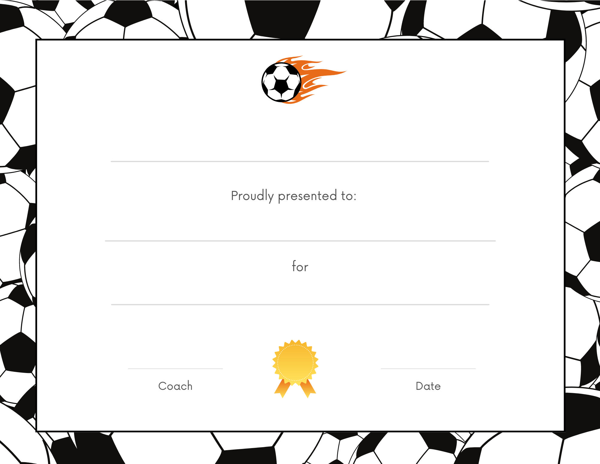 Sports Award Certificates Free Customizable Designs SignUp