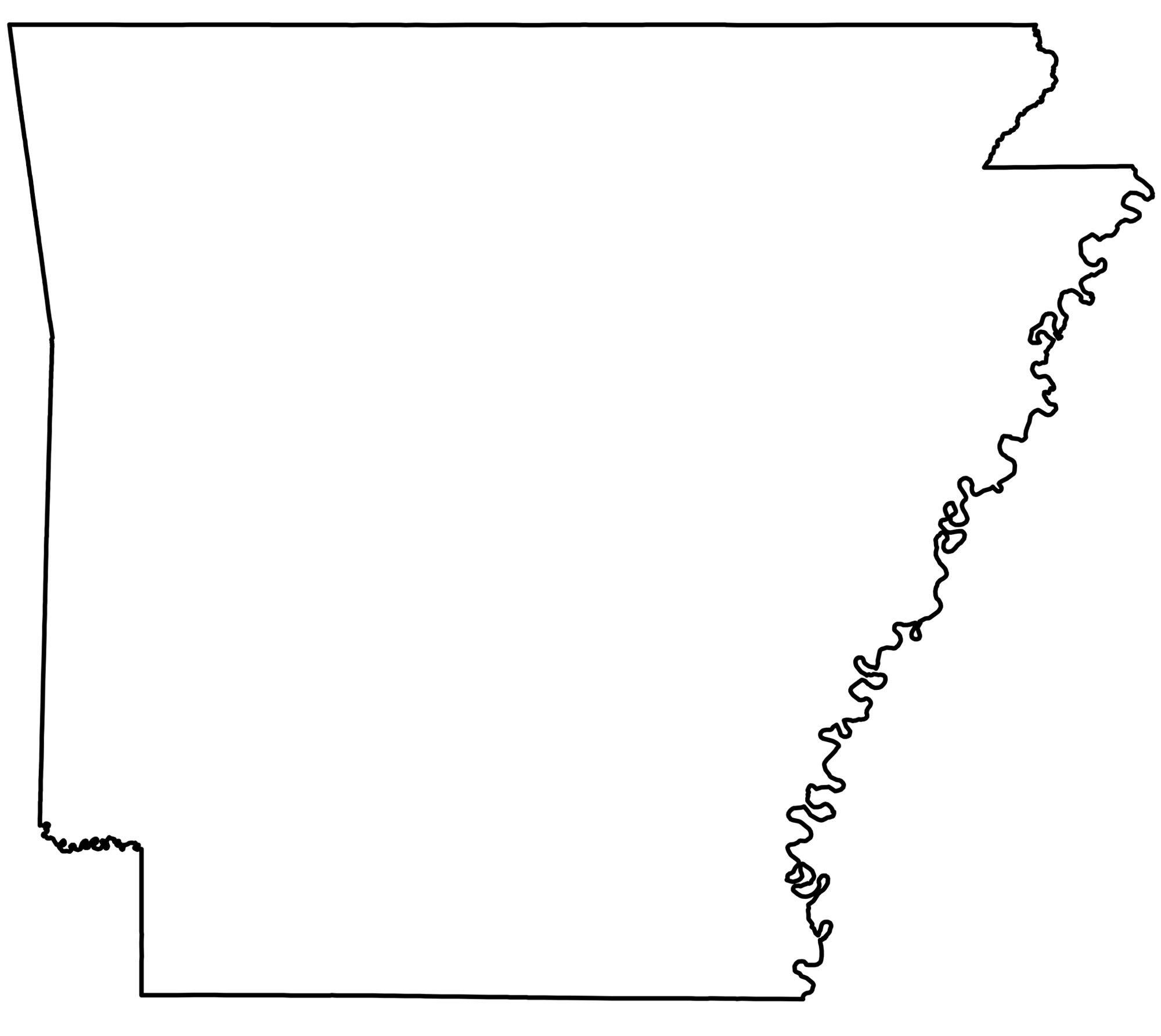 Free Printable Map Usa Blank
