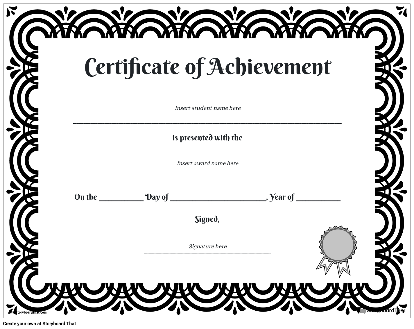 Storyboard That Free Student Award Templates