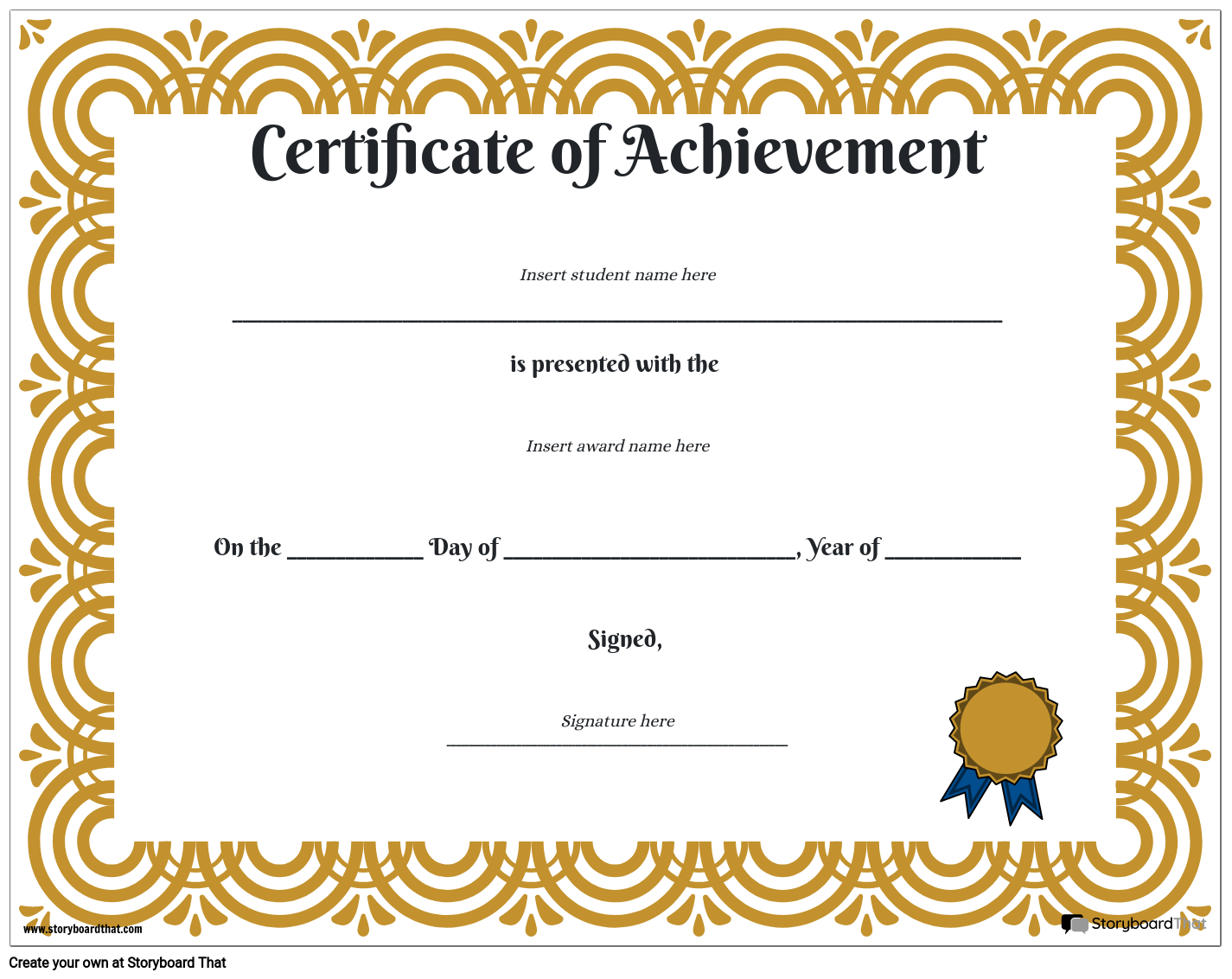 Storyboard That Free Student Award Templates