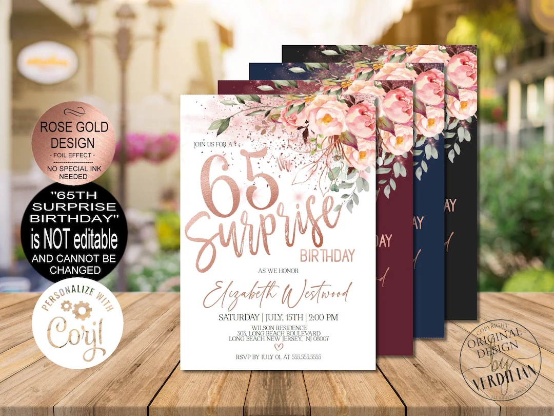 Free Printable Birthday Invitations 65