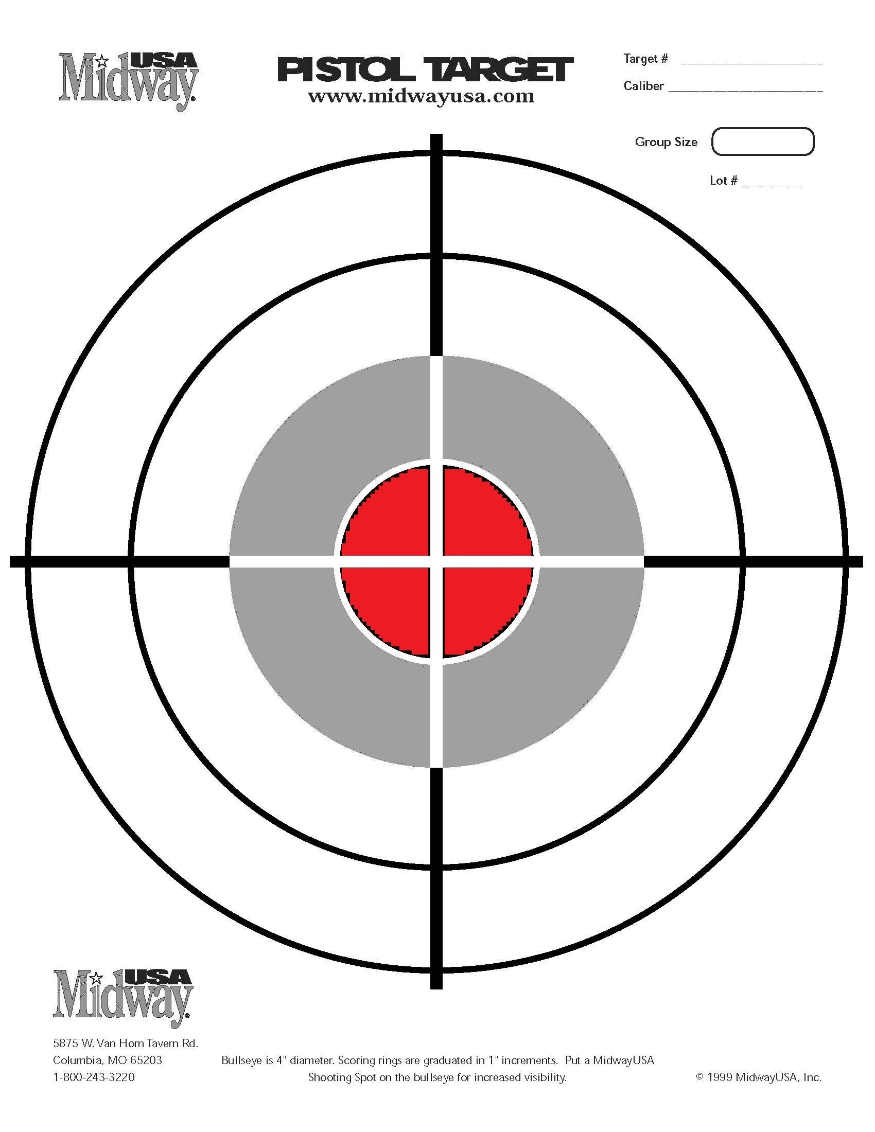 Targets For Shooting Range Sight Seer Shooting Targets 19x25 Paper Bullseye Targets For Pistol Rifle Practice 8 Targets Paper Targets