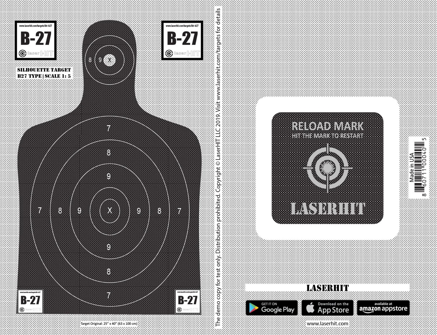 Targets LaserHIT Modern Firearm Training At Home
