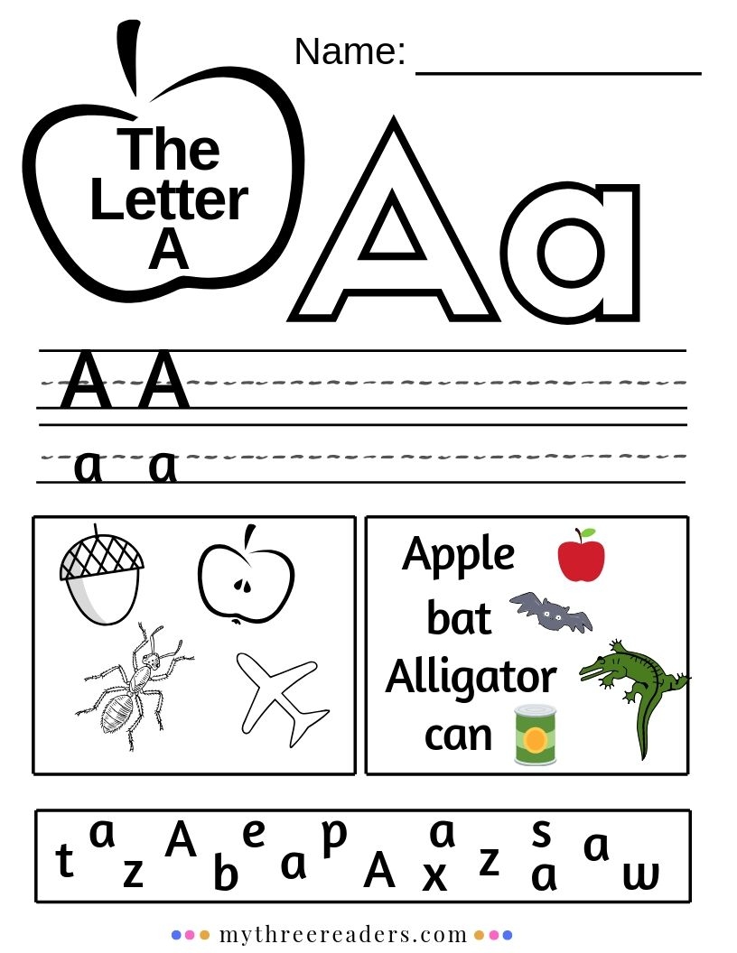 Free Printable Letter A Worksheets Pdf