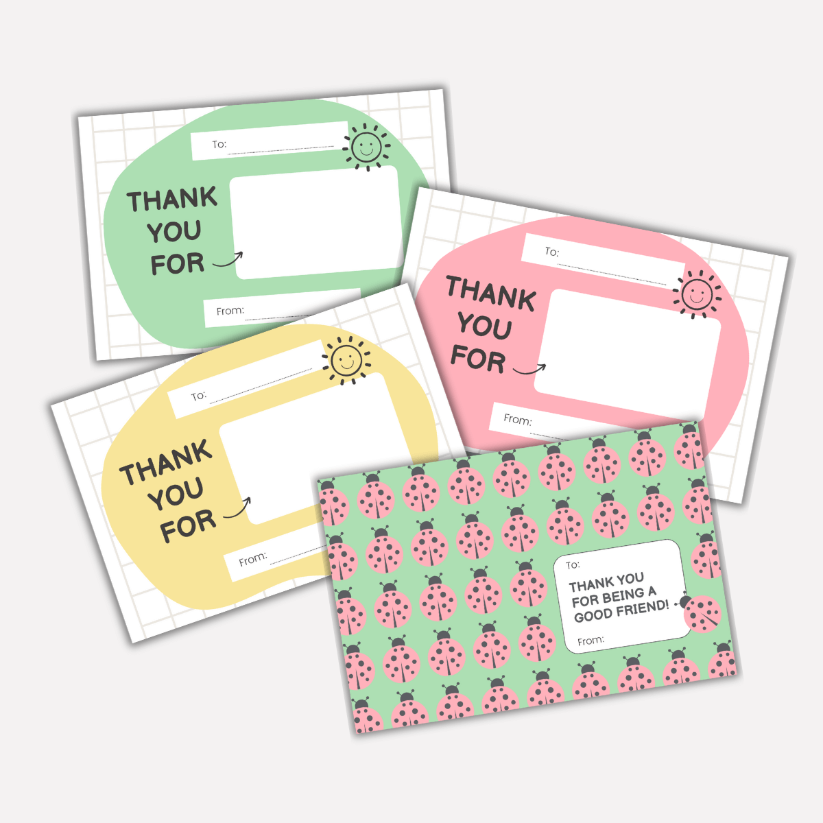 Free Printable Thank You Cards Template