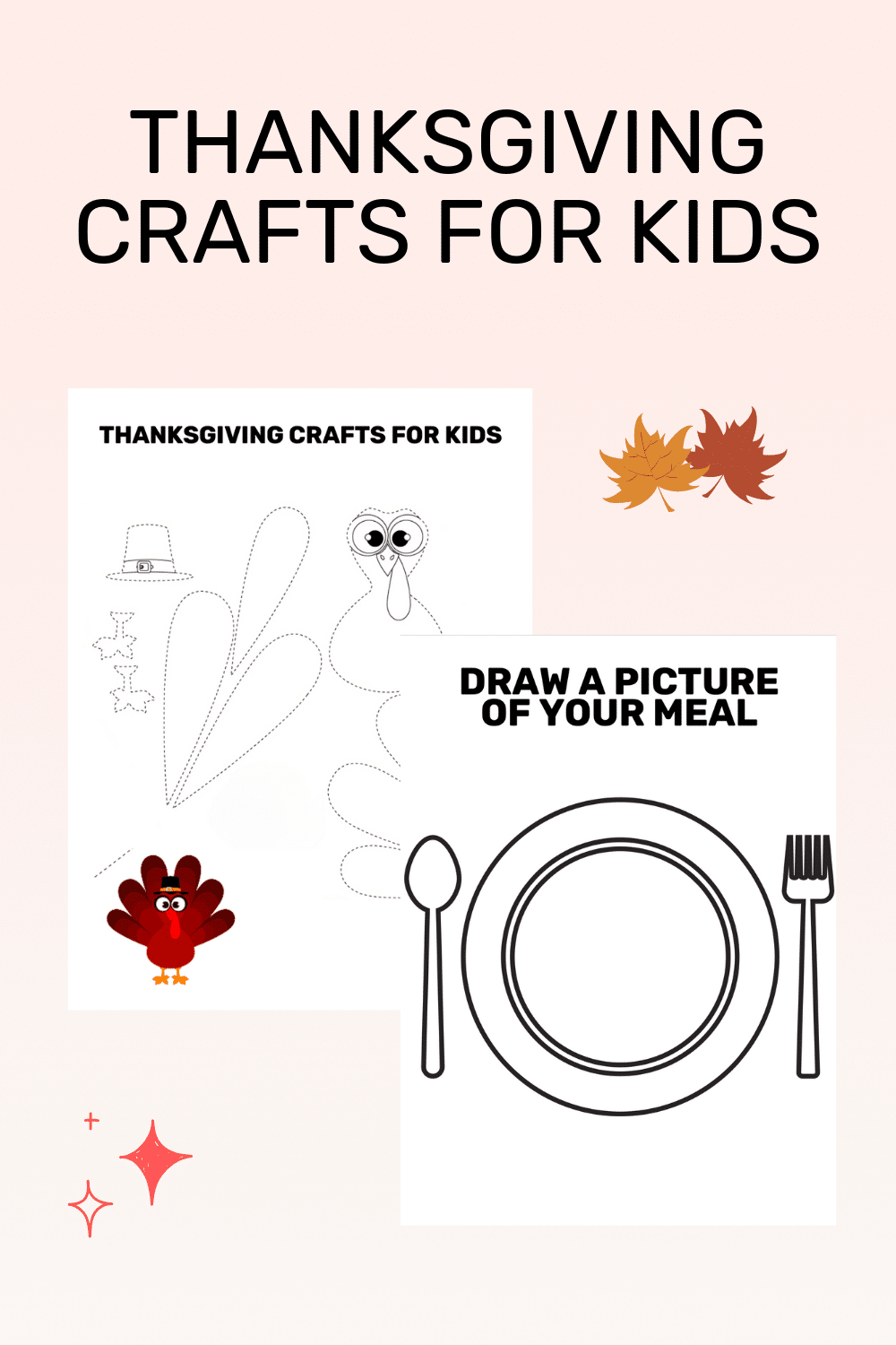Thanksgiving Crafts For Kids Free Printable Goally
