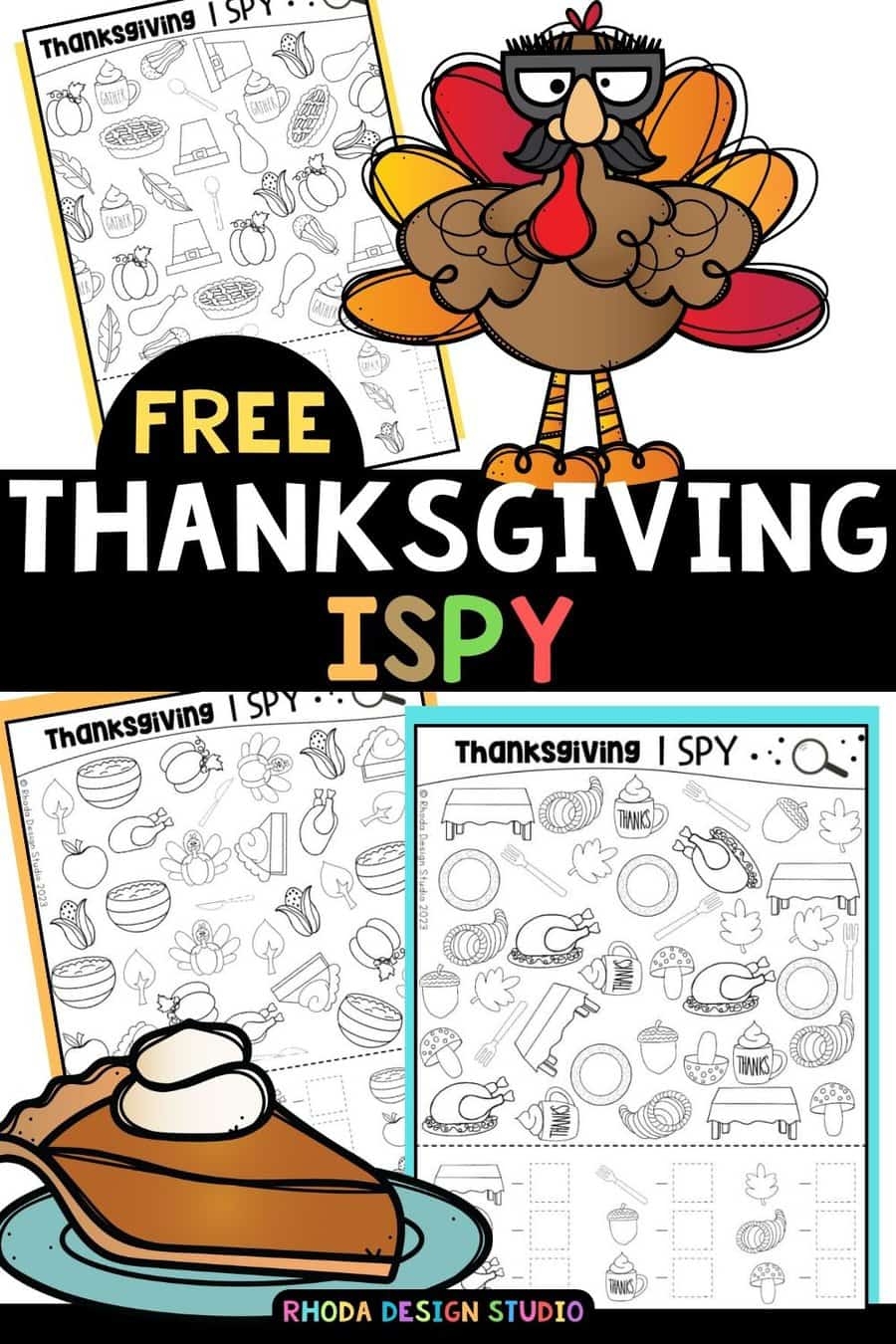 Thanksgiving Hidden Pictures Printables Free