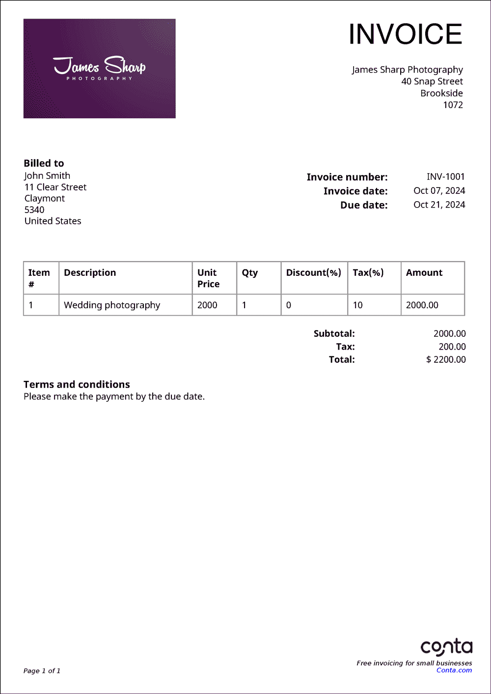 The Best Free Invoice Generators In 2025 Conta
