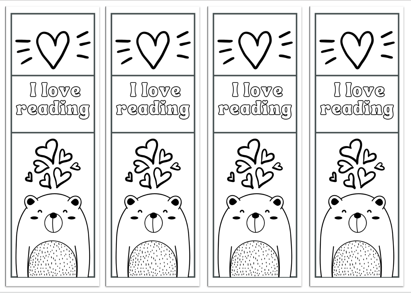 The Library Voice 25 Bookmarks To Color For Our Readers You Will Find The Templates To Copy Use Here Friends 