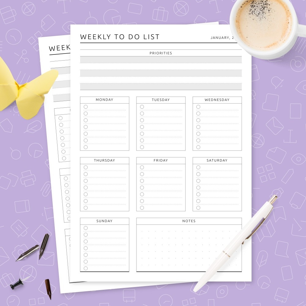 To Do List Templates Download Printable PDF