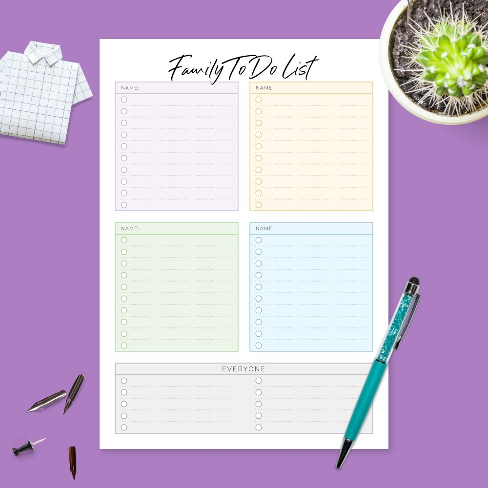 To Do List Templates Download Printable PDF