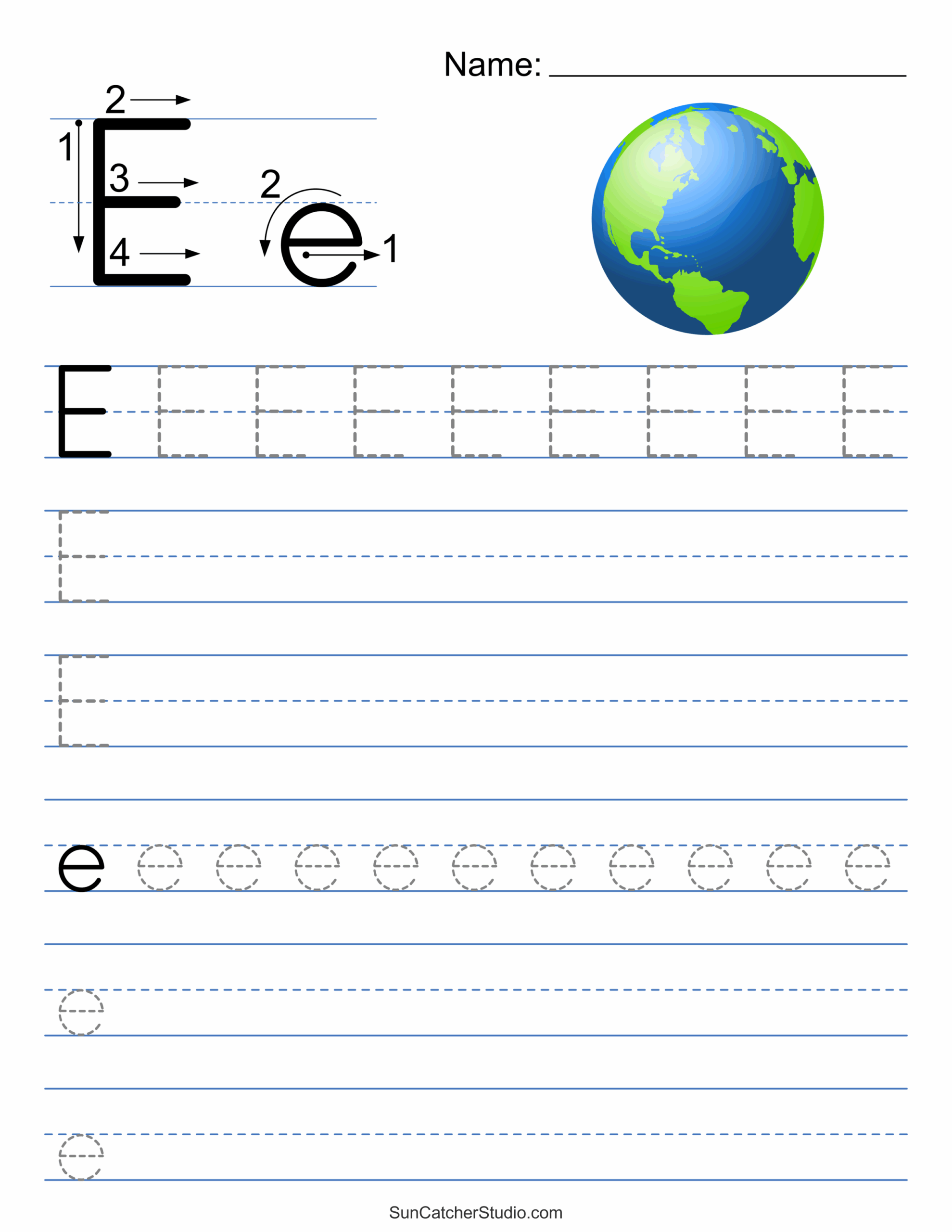 Free Printable Traceable Letters And Numbers