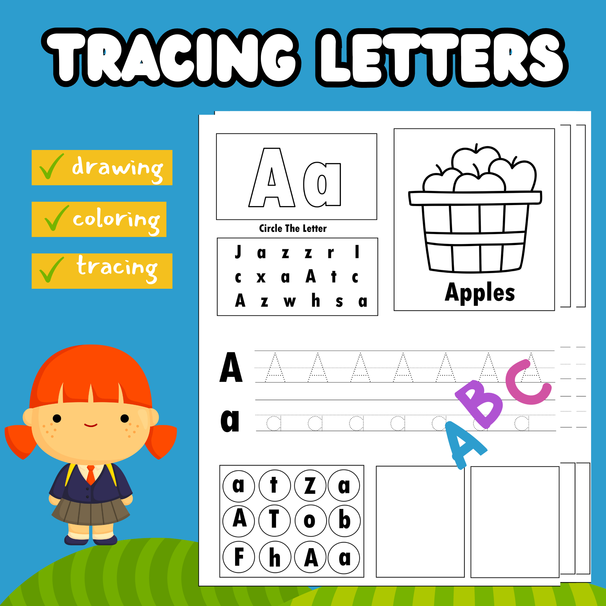Free Printable Traceable Letters For Kids