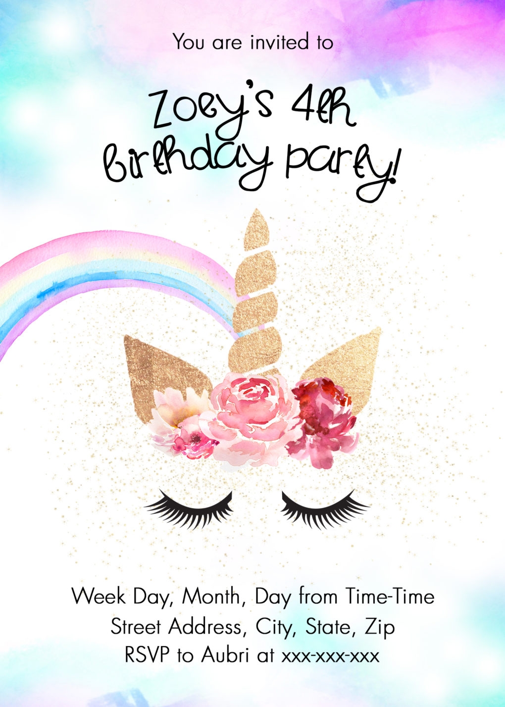 Free Printable Birthday Invitations For Girls
