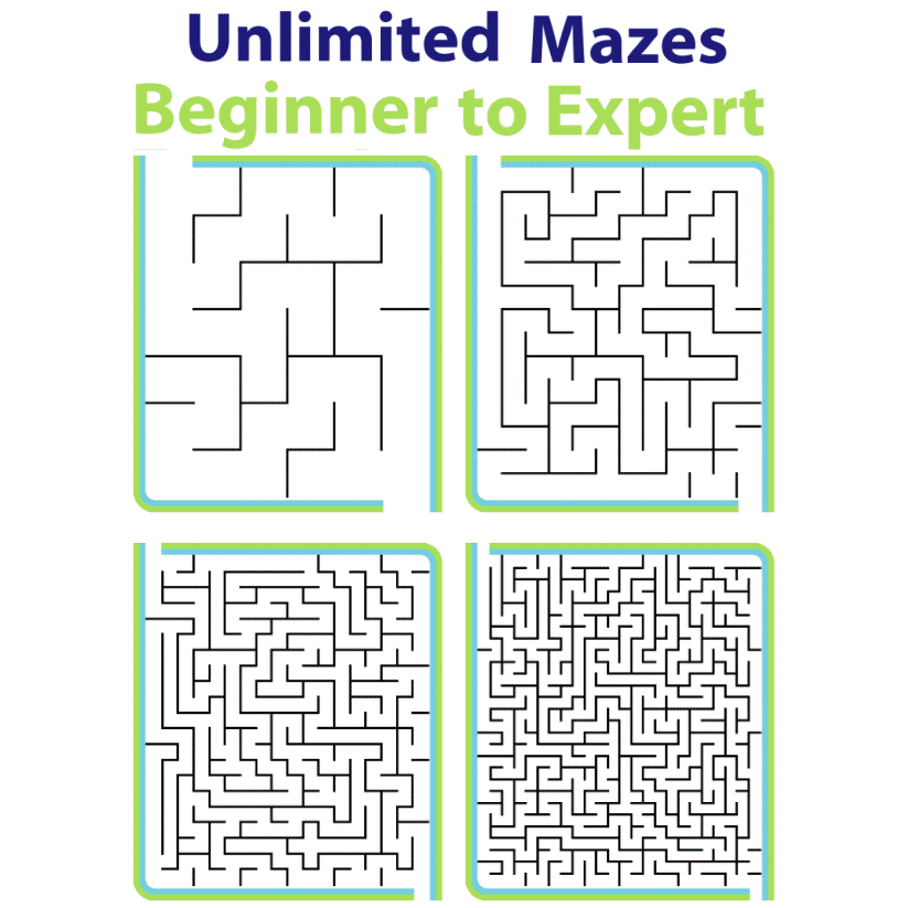 Unlimited Printable Mazes Beginner To Expert