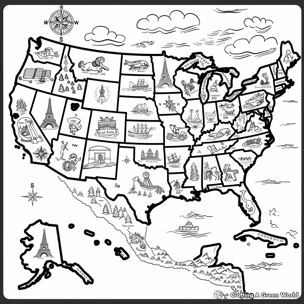 Free Printable Map Of Usa For Kids