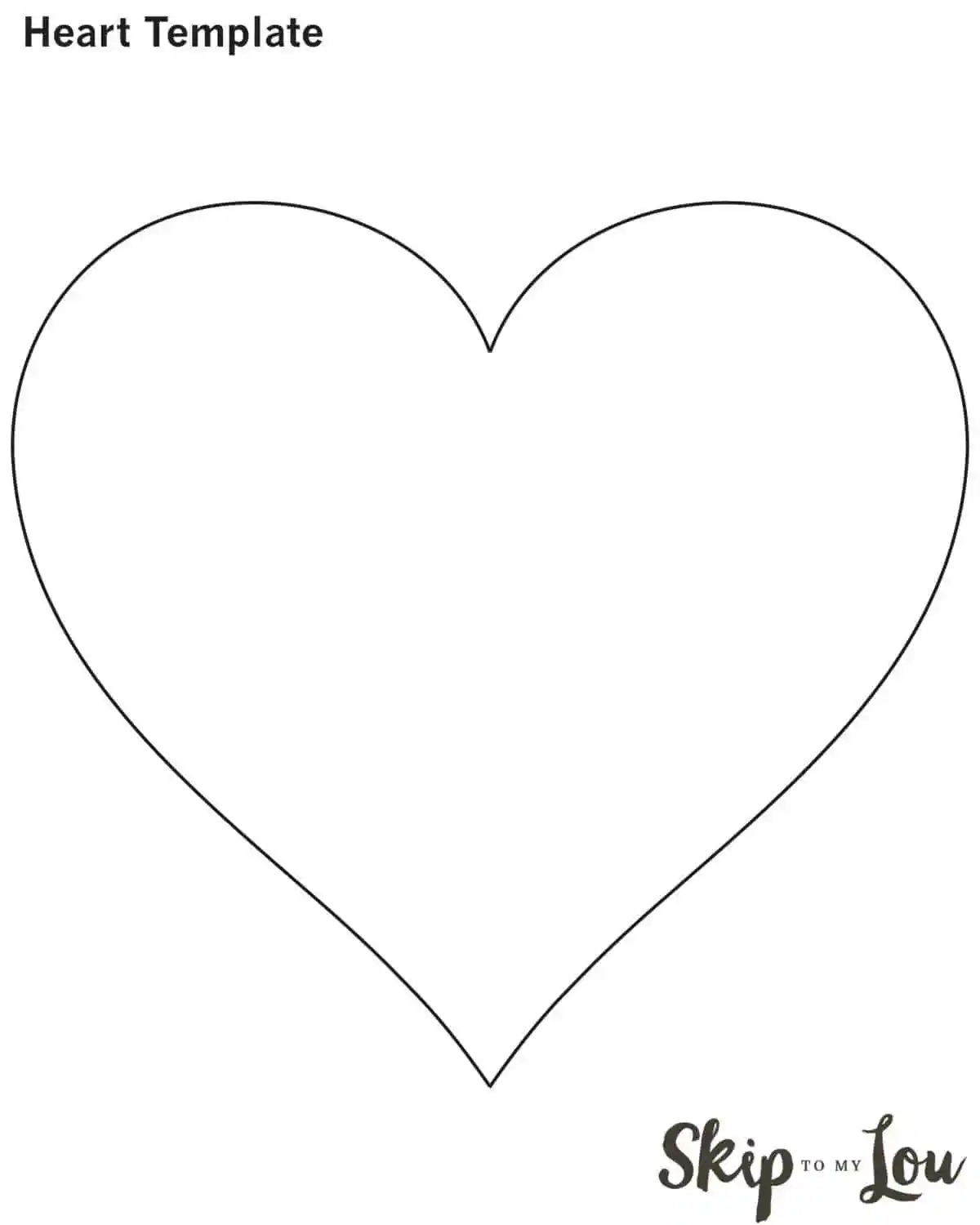 Valentine Heart Attack Idea With Free Printable Heart Template
