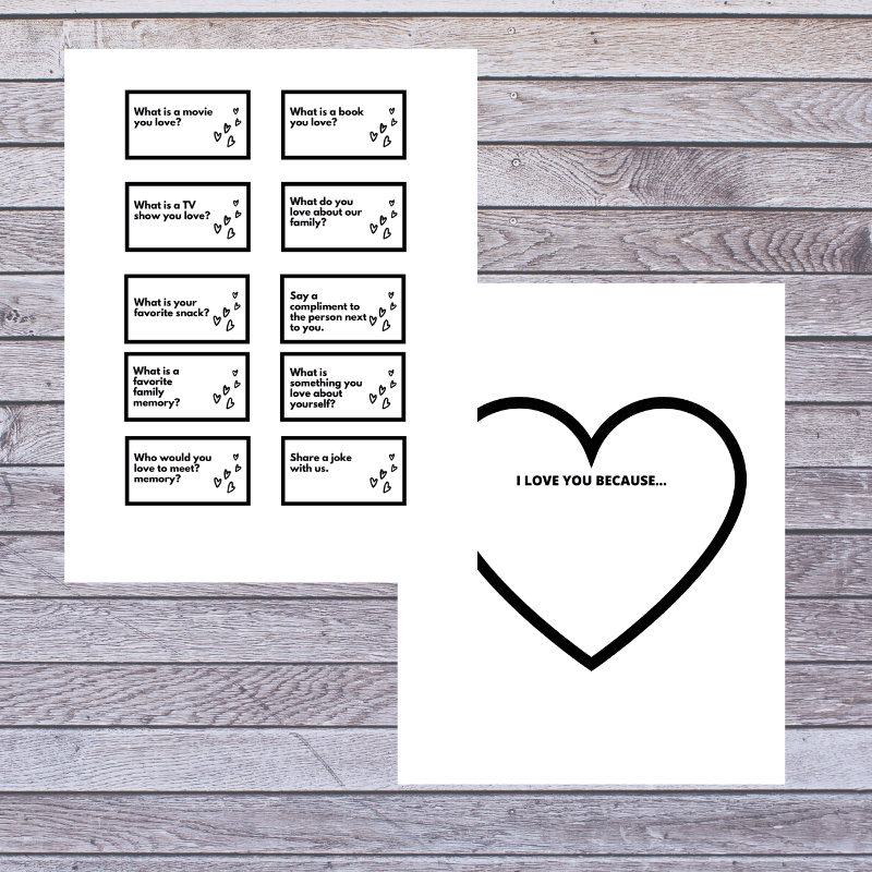 Valentine s Family Dinner Free Printables Intentional Living