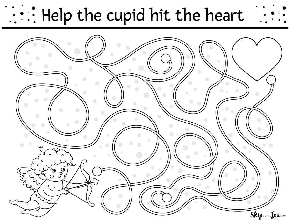 Valentine Worksheets Skip To My Lou