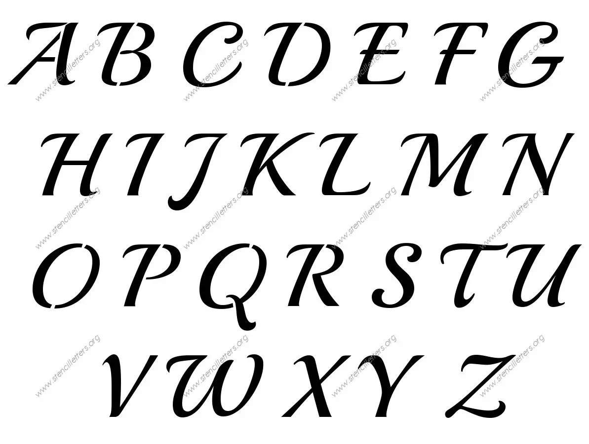 Free Printable Letter Stencils To Print