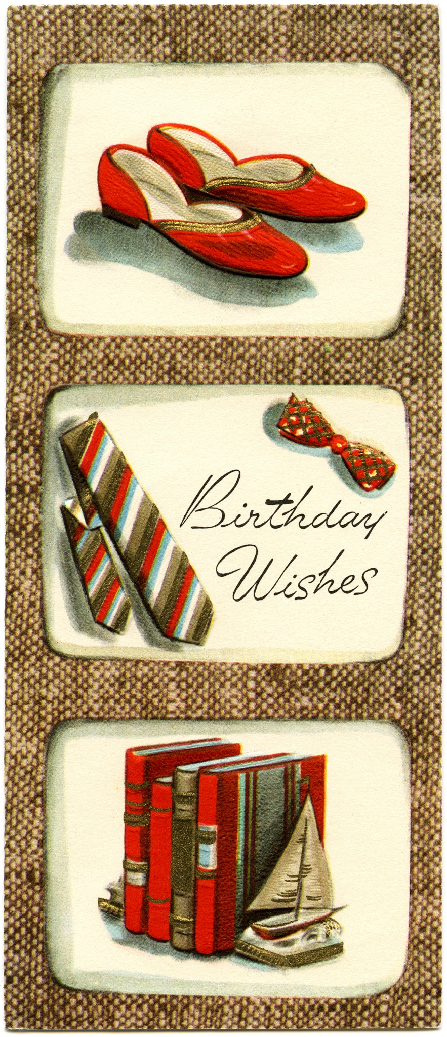 Vintage Masculine Birthday Card The Old Design Shop