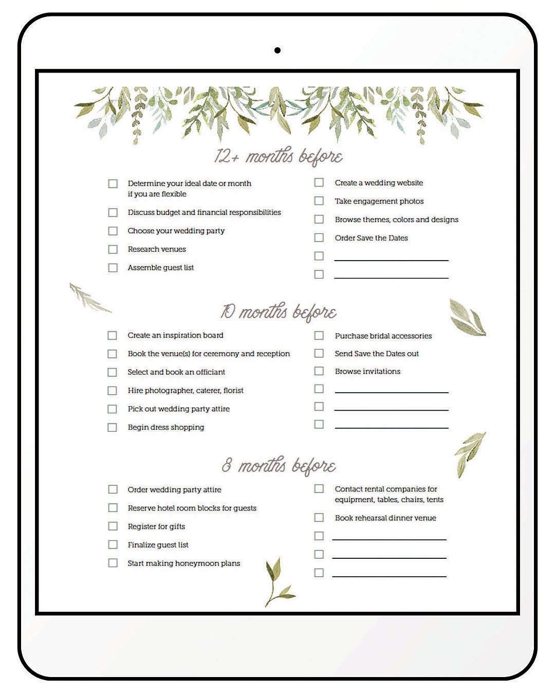 Wedding Budget Spreadsheet Free Printable