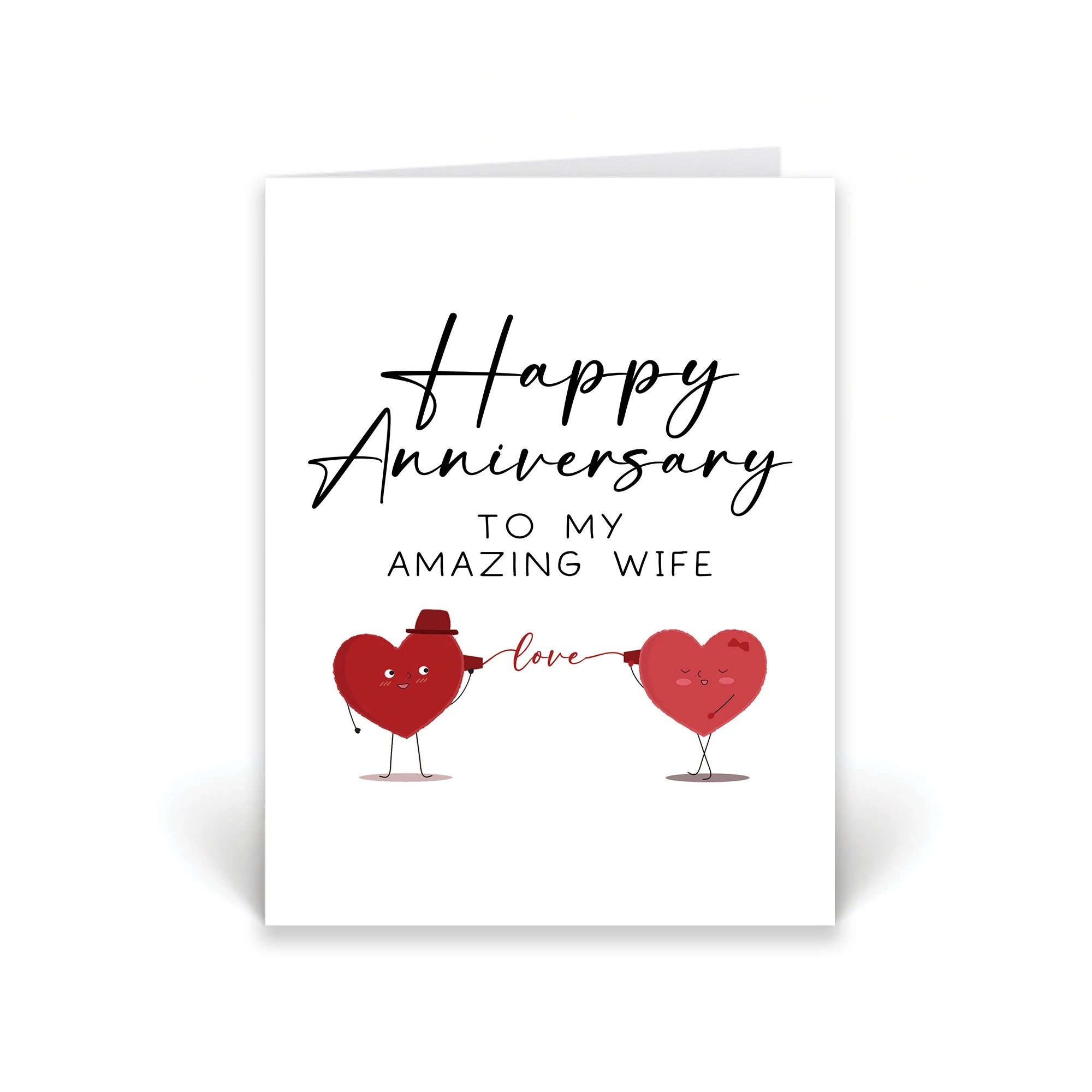 Wife Anniversary Cards Wife Cards Happy Anniversary To My Amazing Wife Celebration Cards Wifey Partner Wedding Anniversary Gift Love Etsy de