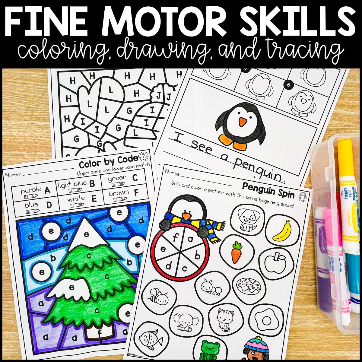 Winter Activity Packet January Kindergarten Activities For Early Finishers Miss Kindergarten