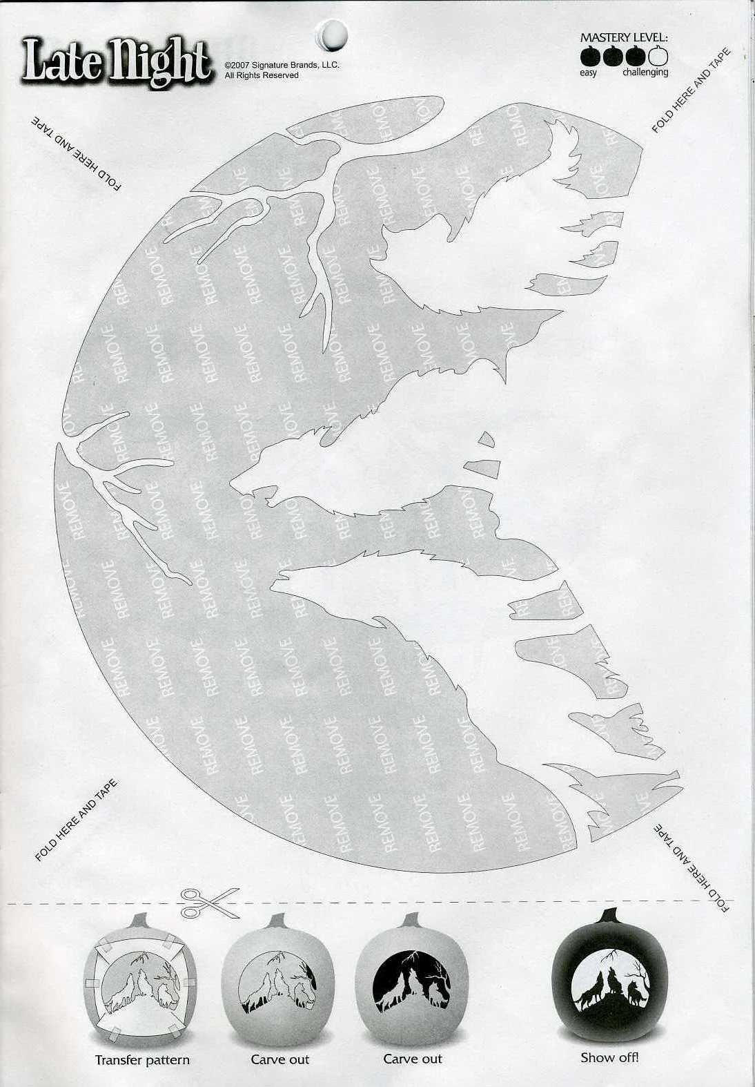 Wolf Pumpkin Stencil Pumpkin Pattern Pumpkin Template Jack o lantern Stencil R PumpkinStencils