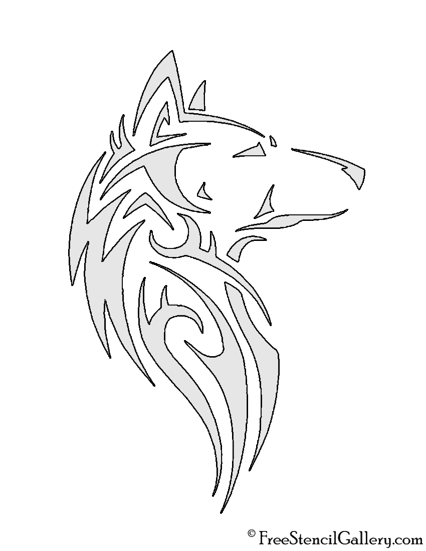 Free Printable Wolf Pumpkin Carving Patterns