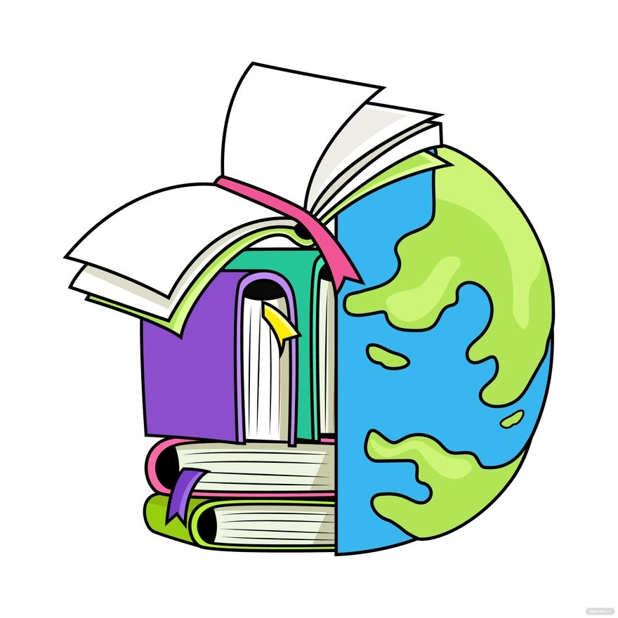 World Book Day Clipart In Illustrator SVG JPG EPS PNG Download Template
