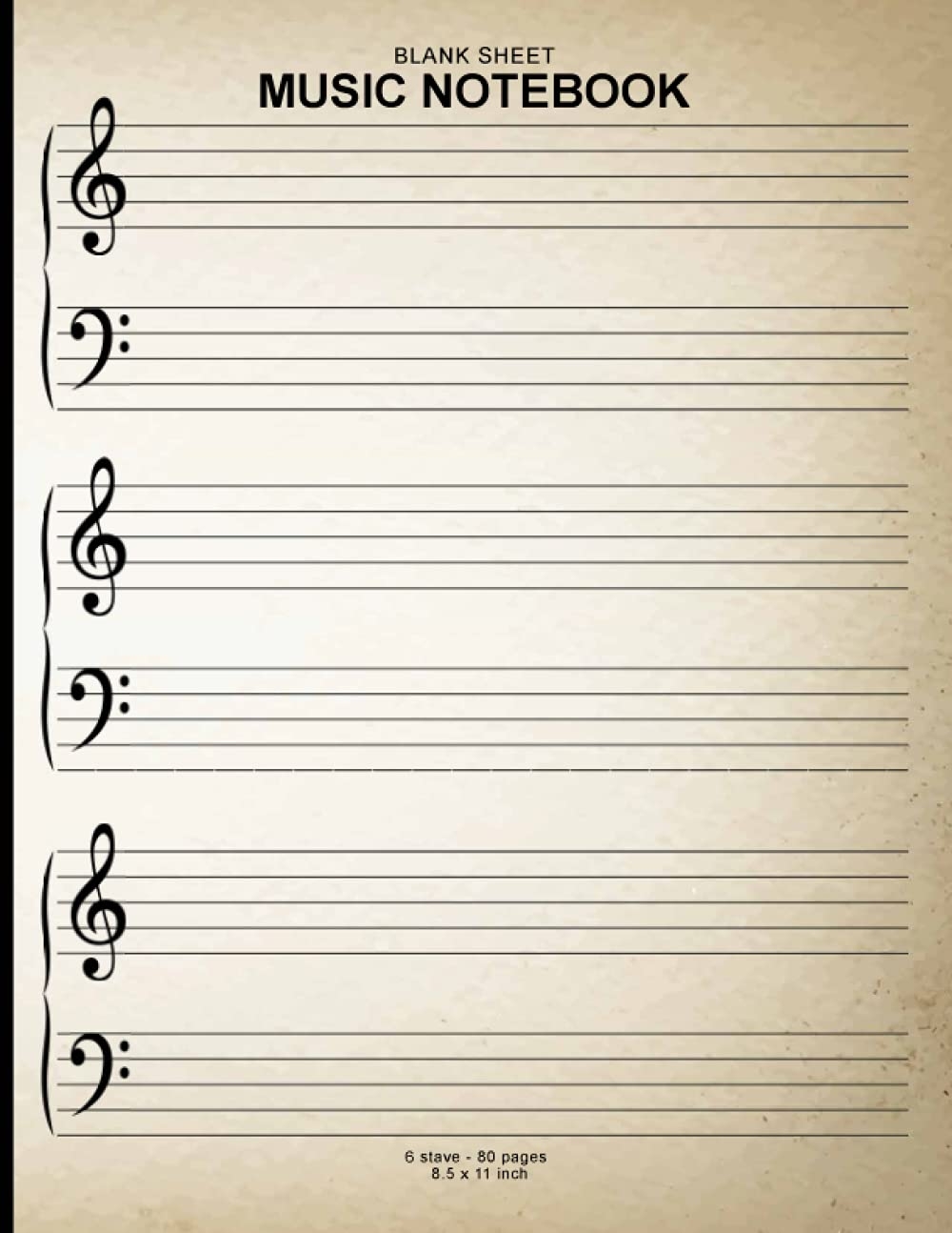 Writing Paper Blank Sheet Music Free Printable Staff Paper Free Printables Blank Journal Notebook
