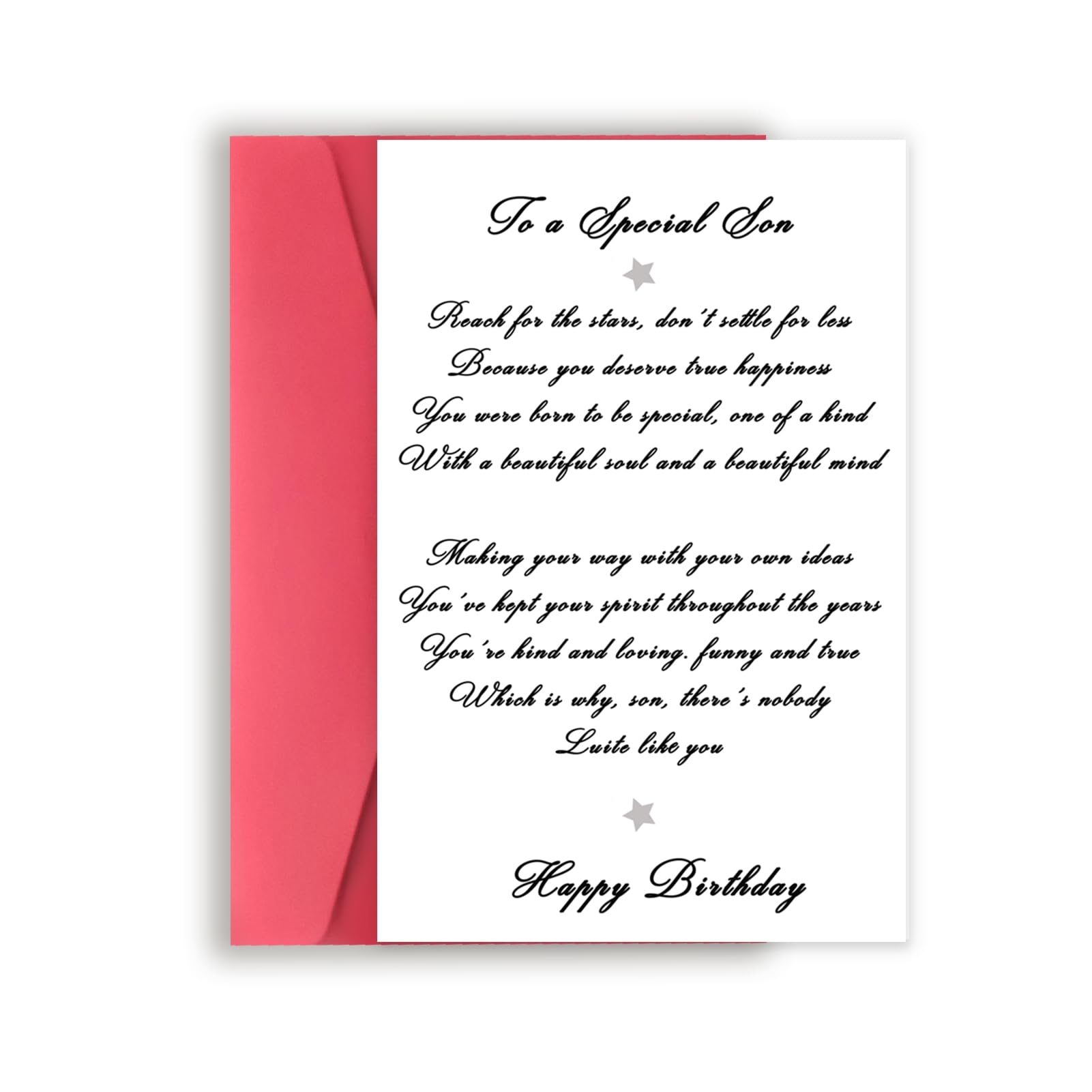 YiKaLus Happy Birthday Card For Adult Son Funny Bday Gift From Mom Dad Best Birthday Gift Idea For Best Son Amazon sg Office Products